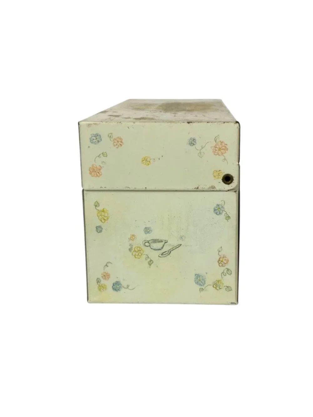 Vintage Hallmark Betsey Clark Metal Recipe Box 200+ Handwritten Typed Clipped